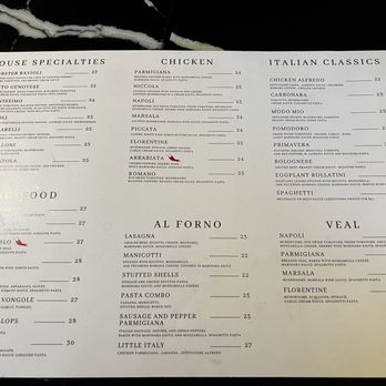 Napoli's Italian - Menu - Italian Near Me - Midvale, Utah