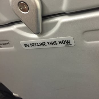 Frontier Airlines - No recline on any row for this airline - Airlines Near Me - Denver, Colorado