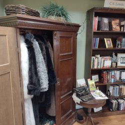 C.S. Lewis collection with wardrobe and all.