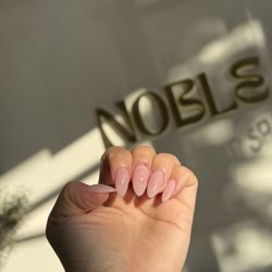 Noble Nail Studio - Gel X Sheer w/ glitter