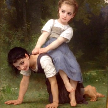 Berkshire Museum - Detail from La Bourrique, by Bouguereau. - Cinema Near Me - Pittsfield, Massachusetts