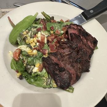 Bazille - Honey Dijon Cobb with skirt steak - New American Near Me - San Diego, California Bazille - Honey Dijon Cobb with skirt steak - New American Near Me - San Diego, California