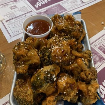 Boomerangs Roadhouse - Gummy fried broccoli with bad cheap Thai Asian sauce. - New American Near Me - West Warwick, Rhode Island Boomerangs Roadhouse - Gummy fried broccoli with bad cheap Thai Asian sauce. - New American Near Me - West Warwick, Rhode Island