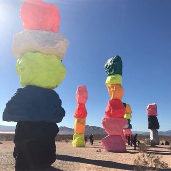 Seven Magic Mountains - Public Art Near Me - Las Vegas, Nevada Seven Magic Mountains - Public Art Near Me - Las Vegas, Nevada