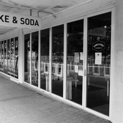 Smoke & Soda - Outside the Smoke & Soda cafe in Heathcote, NSW, Australia.