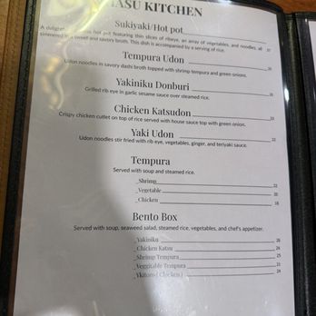 Hasu Japanese Restaurant - Menu - Sushi Bars Near Me - Hastings, Minnesota