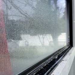 Grey’s Window Cleaning - Years of hardwater buildup.