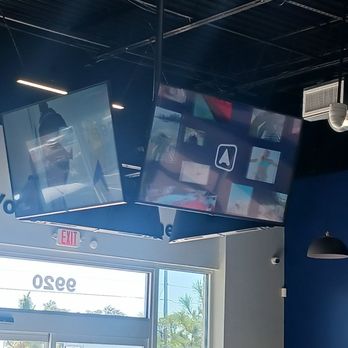 Super Sudz Laundry Center - Multiple big screen TVs with sports on them all around the facility - Laundromat Near Me - Riverview, Florida Super Sudz Laundry Center - Multiple big screen TVs with sports on them all around the facility - Laundromat Near Me - Riverview, Florida