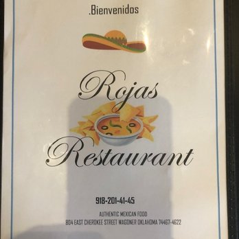 Rojas Authentic Mexican - Menu as of 6/23/22 - Mexican Near Me - Wagoner, Oklahoma Rojas Authentic Mexican - Menu as of 6/23/22 - Mexican Near Me - Wagoner, Oklahoma
