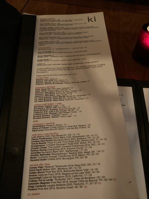 Menu photo 4 Ki Modern Japanese + Bar Toronto, ON Menu photo 4 Ki Modern Japanese + Bar Toronto, ON