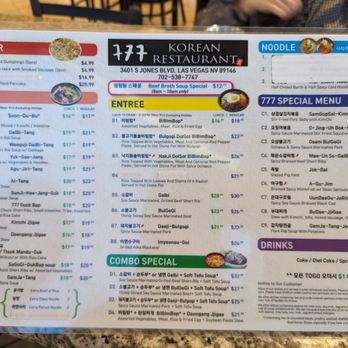 777 Korean Restaurant - Menu - Korean Near Me - Las Vegas, Nevada 777 Korean Restaurant - Menu - Korean Near Me - Las Vegas, Nevada