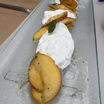 The Morgan Library & Museum - Peach, burrata and hot honey - Libraries Near Me - New York, New York The Morgan Library & Museum - Peach, burrata and hot honey - Libraries Near Me - New York, New York