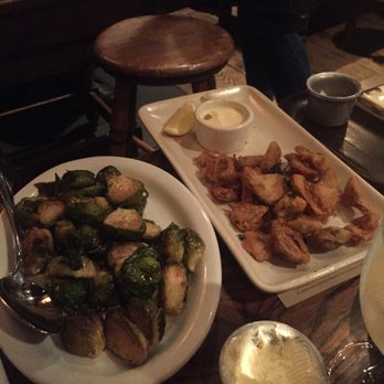 SideDoor - Brussel sprouts and fried artichoke hearts - British Near Me - Corona del Mar, California SideDoor - Brussel sprouts and fried artichoke hearts - British Near Me - Corona del Mar, California