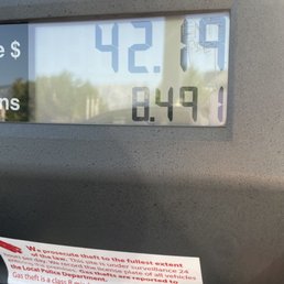 the price of a gas pump