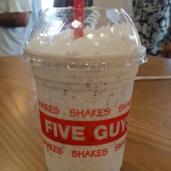 Five Guys - Any add ins and as many as you want. .. bacon, oreo & caramel - Burgers Near Me - Mililani, Hawaii Five Guys - Any add ins and as many as you want. .. bacon, oreo & caramel - Burgers Near Me - Mililani, Hawaii