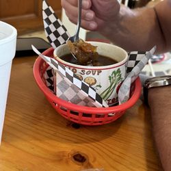Ice Cream Delights - Veggie soup today.