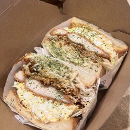 Japanese Double Tamago Sando