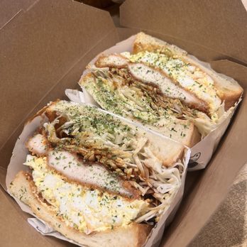 Sando Table - Chicken Katsu &Tamago Sando - Sandwiches Near Me - Boston, Massachusetts