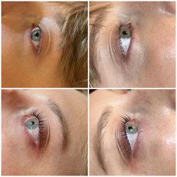 Lash lift with color