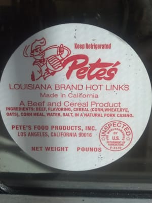 Pete's Food Products by null