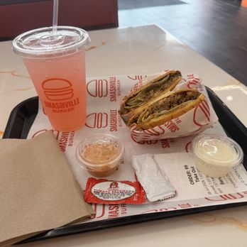 Smashville Burger - Chopped Cheese Burger. - Burgers Near Me - Oakland, California Smashville Burger - Chopped Cheese Burger. - Burgers Near Me - Oakland, California
