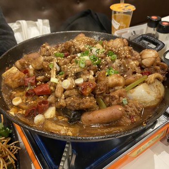 Chicken HotPot - Chicken with Bullfrog Pot - Hot Pot Near Me - Flushing, New York Chicken HotPot - Chicken with Bullfrog Pot - Hot Pot Near Me - Flushing, New York