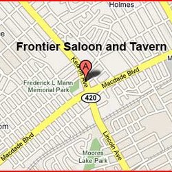 Frontier Saloon - Our location.
