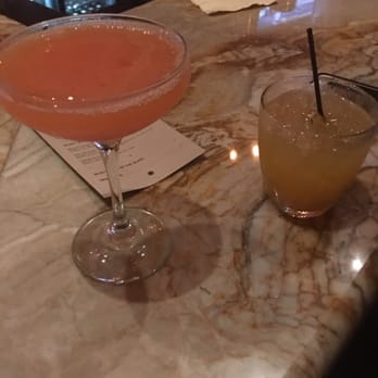 Pera Soho - Blood orange martinis and apricot margarita (happy hour cocktails) - Mediterranean Near Me - New York, New York