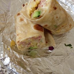 Breakfast burrito the size of your forearm! Breakfast burrito the size of your forearm!