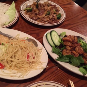 Thai Norcross - Papaya salad, garlic shrimp, and big noodles. - Thai Near Me - Norcross, Georgia Thai Norcross - Papaya salad, garlic shrimp, and big noodles. - Thai Near Me - Norcross, Georgia