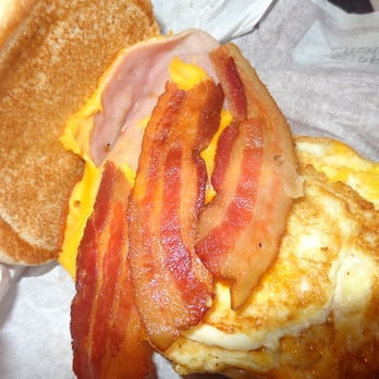 Jack in the Box - Ultimate Breakfast Sandwich. I was pleased overall, but I've had better ones at other locations. ... My sandwich was fairly big. - Burgers Near Me - San Leandro, California Jack in the Box - Ultimate Breakfast Sandwich. I was pleased overall, but I've had better ones at other locations. ... My sandwich was fairly big. - Burgers Near Me - San Leandro, California
