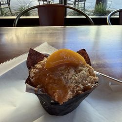 Baker's Sweets Bistro & Bakery - Peach muffin