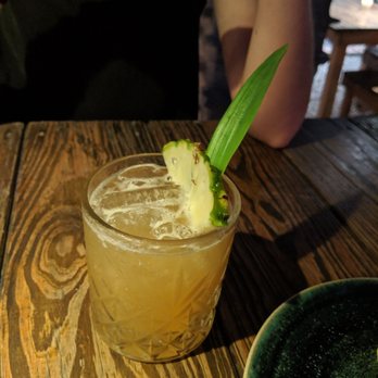 Kitchen Table - Anaha, pineapple liqour drink. - Portuguese Near Me - Tulum, ROO Kitchen Table - Anaha, pineapple liqour drink. - Portuguese Near Me - Tulum, ROO