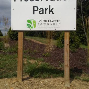 Preservation Park - Sign at Preservation Park . . . - Parks Near Me - South Fayette, Pennsylvania