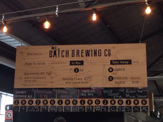 Menu photo 3 Batch Brewing Company Marrickville, NSW