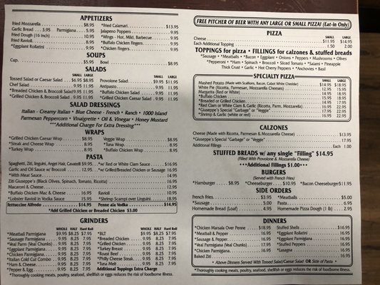Menu photo 4 Giuseppe's Italian Pizzeria Naugatuck, CT Menu photo 4 Giuseppe's Italian Pizzeria Naugatuck, CT