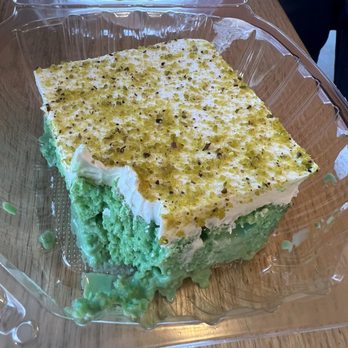 Qamaria Coffee - pistachio milk cake - Coffee & Tea Near Me - Fullerton, California
