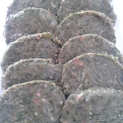 Que buenas estan las hamburguesas fe pollo con espinacas . ! De P. T. Madre ! Y naturales hechas como en casa