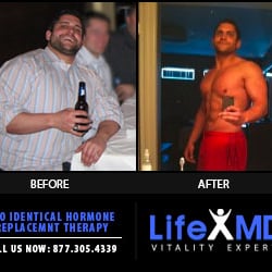 LifeXMD Bioidentical Hormone Replacement Therapy - Hormone optimization and low testosterone treatments before and after
