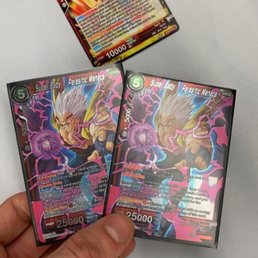 Promo tournament cards from Dragon Ball Super Card game Promo tournament cards from Dragon Ball Super Card game