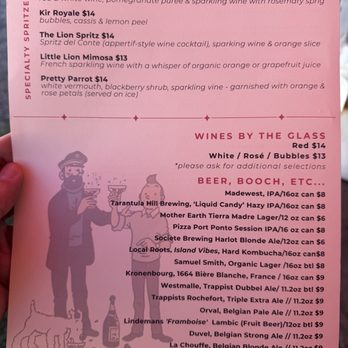 Little Lion Cafe - Menu - Cafes Near Me - San Diego, California