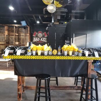 Bad Axe Throwing Atlanta - my Birthday set up - Axe Throwing Near Me - Atlanta, Georgia