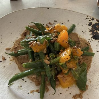 Koast - Green bean and mango salad. We trusted our server Scottie's advice on this one and did not regret one bit. So tasty - Seafood Near Me - Kihei, Hawaii