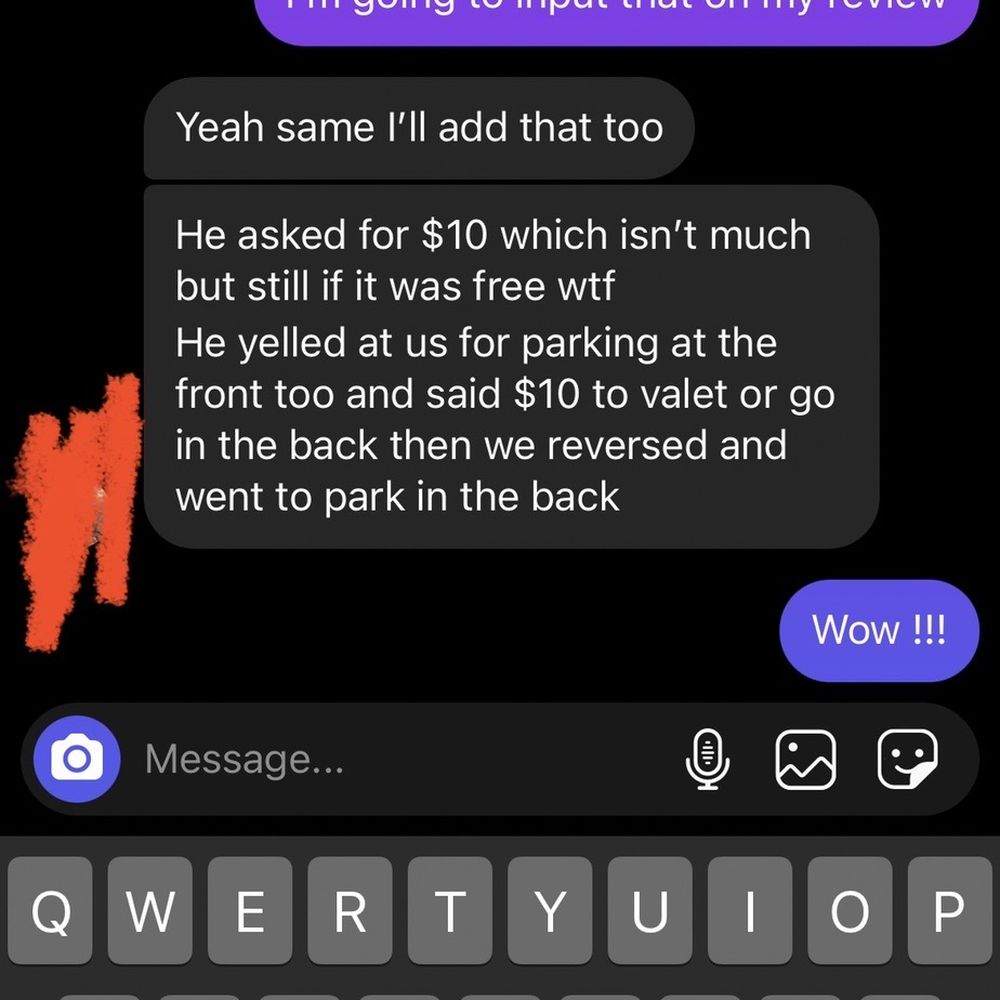 Sans Souci Ballroom - Screenshots of guests telling me about how bad the valet was - Venues & Event Spaces Near Me - Tomball, Texas Sans Souci Ballroom - Screenshots of guests telling me about how bad the valet was - Venues & Event Spaces Near Me - Tomball, Texas