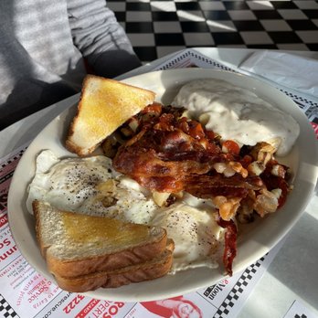 Dj's 50's & 60's Diner - The Elvis Breakfast - Diners Near Me - Fairmont, West Virginia