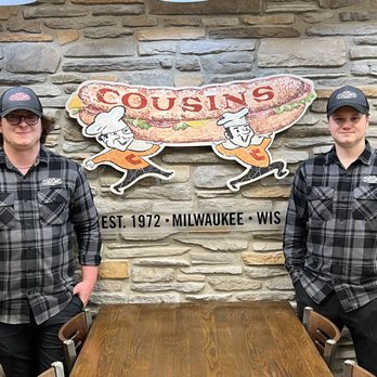 Cousins Subs - New Management   Armando Suarez Delreal on the Left  Matthew Balistreri on the Right - Sandwiches Near Me - Mequon, Wisconsin