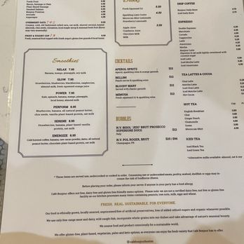 Cafe Bonjour - Menu - Breakfast & Brunch Near Me - Boston, Massachusetts