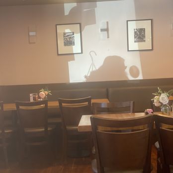 Le Palais Sucre - Seating at left side of eatery. Some pics on wall. - Creperies Near Me - Pleasanton, California Le Palais Sucre - Seating at left side of eatery. Some pics on wall. - Creperies Near Me - Pleasanton, California
