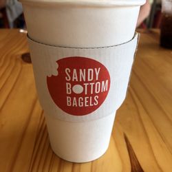Sandy Bottom Bagels - Hot, hot coffee