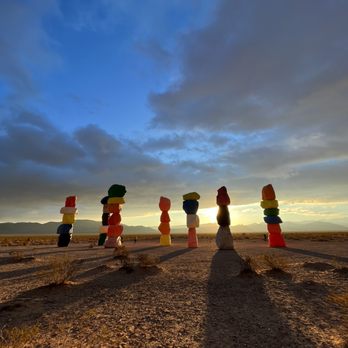 Seven Magic Mountains - Public Art Near Me - Las Vegas, Nevada Seven Magic Mountains - Public Art Near Me - Las Vegas, Nevada